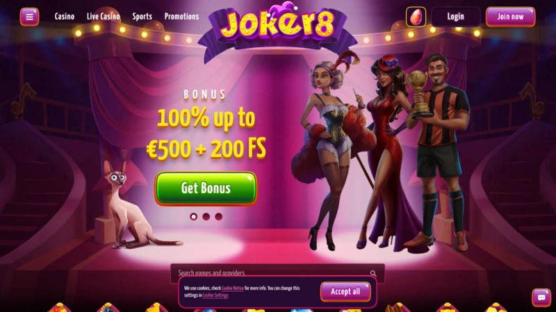 Joker8 Homepage